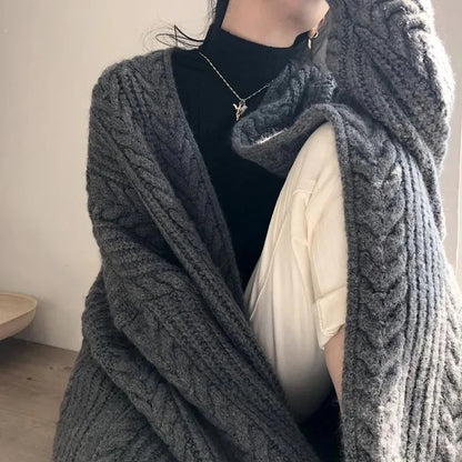 LOUISE | Cardigan en Maille Épaisse